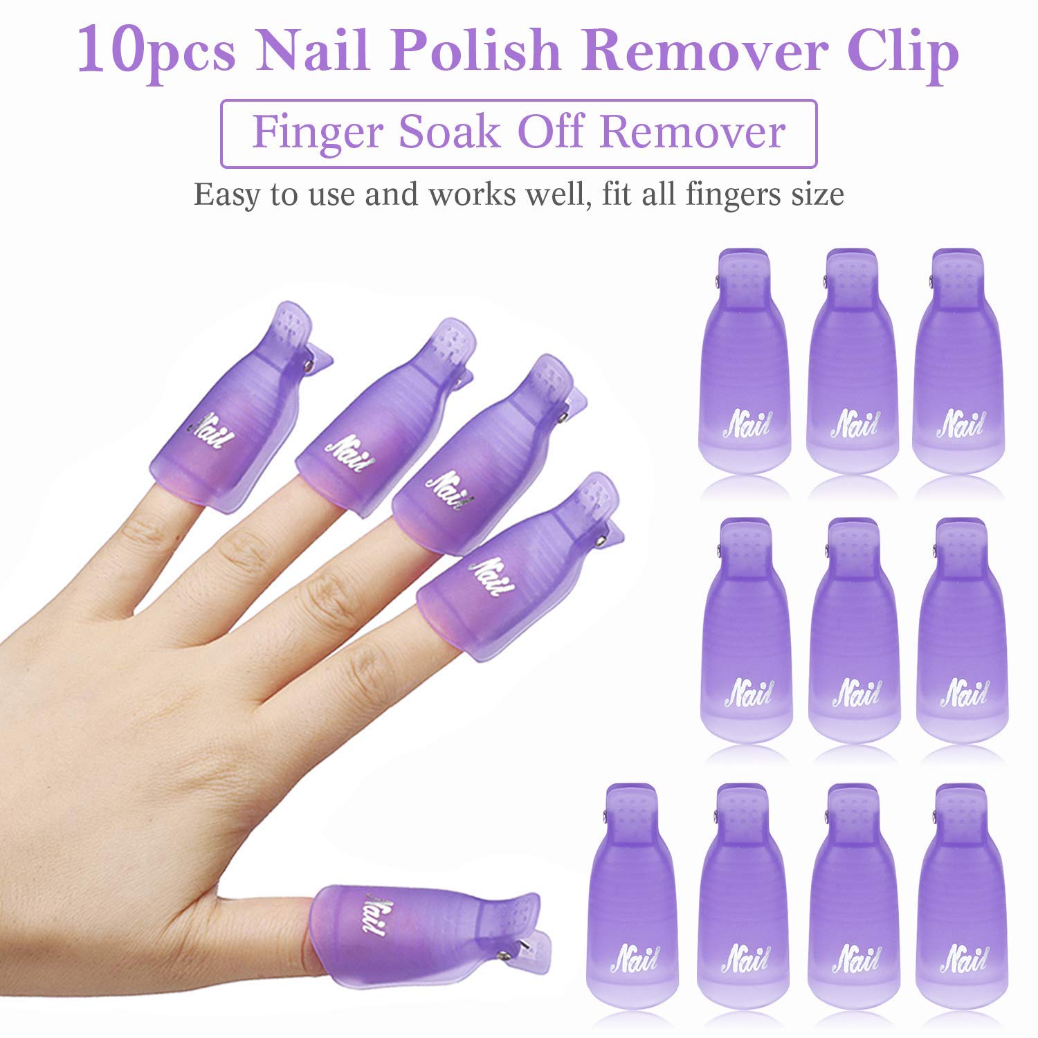 Nail Art Halal - LULAA 10 قطعة/16 قطعة البلاستيك الاكريليك