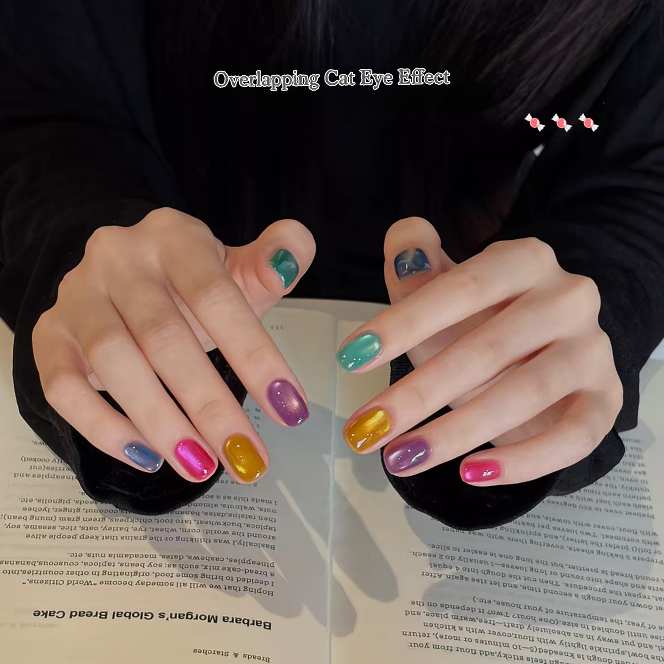 طلاء أظافر جل زجاجي شفاف من شا - مراجعة Nail Art Rainbow وسعره