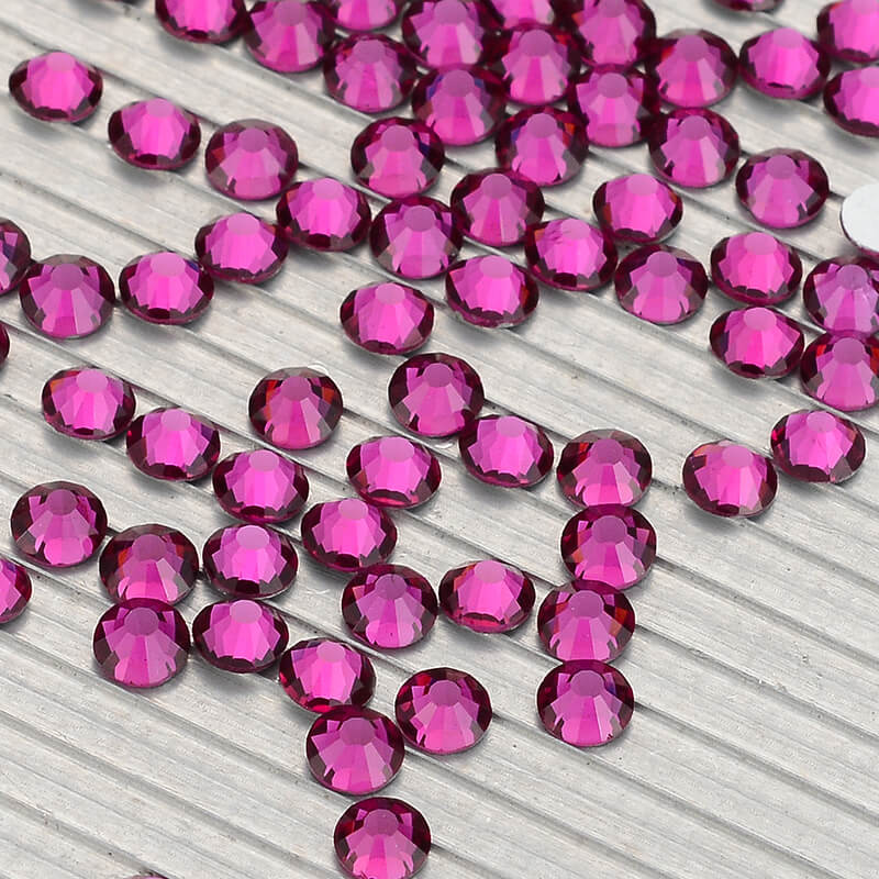 فوشيا مشرق SS3-SS50 الزجاج الك - مراجعة Nail Art Fuchsia وسعره