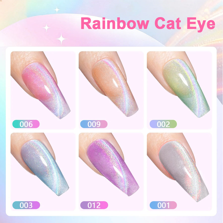 QAZIXU مجموعة طلاء أظافر جل عي - مراجعة Nail Art Rainbow وسعره