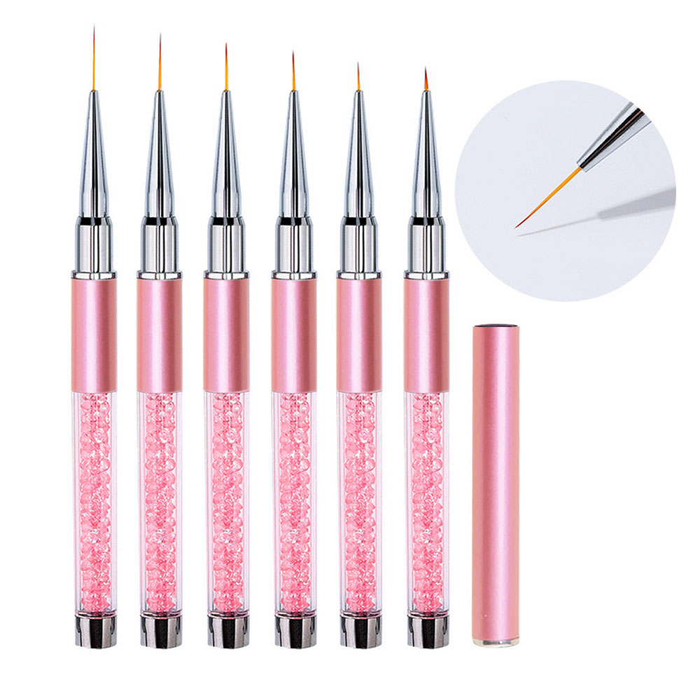 مجموعة من 6 أقلام رسم خطوط فرن - مراجعة Nail Art Kaki وسعره