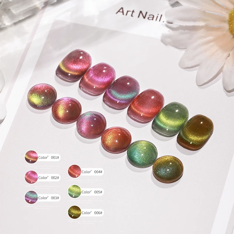 طلاء أظافر جل مغناطيسي بتأثير  - مراجعة Nail Art Rainbow وسعره