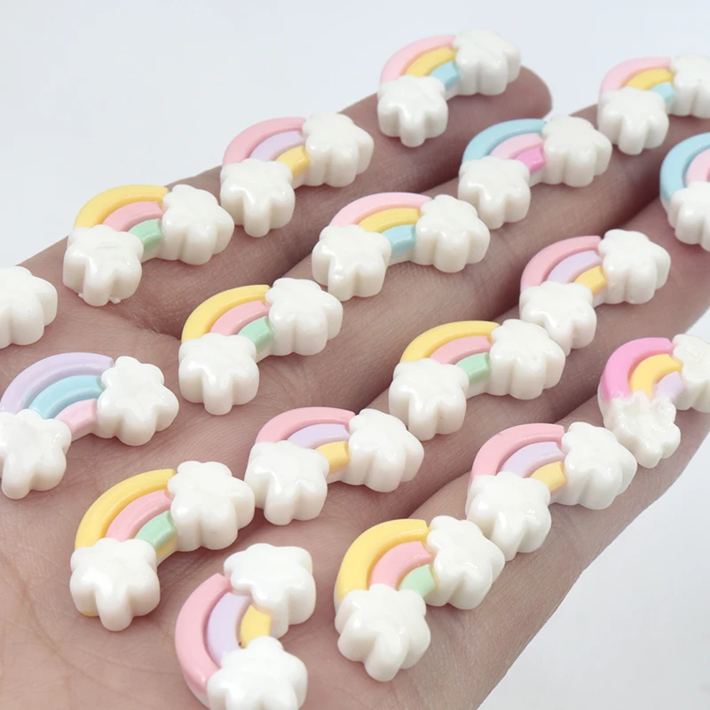 30 قطعة/300 قطعة من الراتنج ال - مراجعة Nail Art Rainbow وسعره