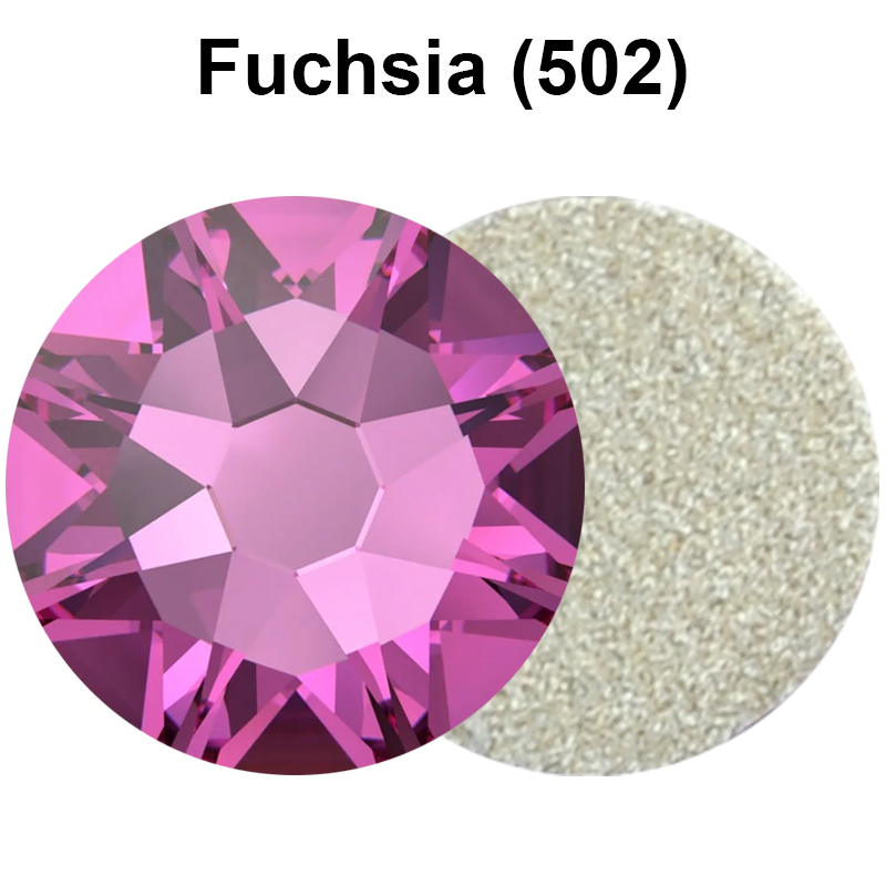 أحجار الراين المسطحة بلون الفو - مراجعة Nail Art Fuchsia وسعره