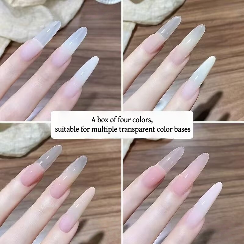 4 ألوان متدرجة باللون الوردي،  - مراجعة Nail Art Halal وسعره